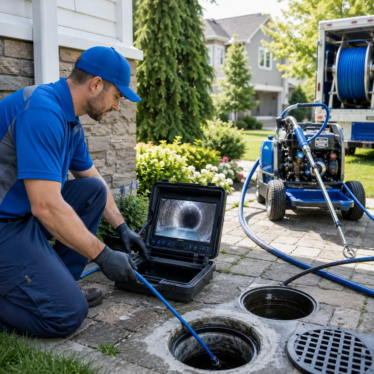 Outdoor drain cleaning professionals serving Illiopolis, IL